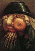 Giuseppe Arcimboldo Vegetables in a Bowl or The Vegetable Gardener Spain oil painting artist